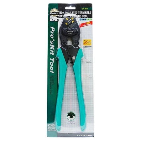 Zaciskarka konektorów nieizolowanych 4-6/10/16/25mm2, 332mm, Proskit CP-353