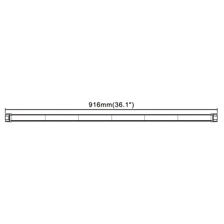 Belka ostrzegawcza LED na dach pojazdu, 92 cm, 44W, 54 LED, światło pomarańczowe, śruby, R65 R10, BLK0037