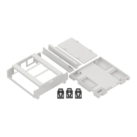 Obudowa modułowa na szynę DIN ZD3005 PI4J, 90 × 89,4 × 33,3 mm, ABS V0, Kradex