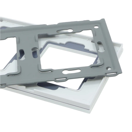 Ramka szklana - podwójna - biała - do modułów Tawoia Glass