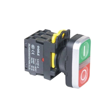 Przełącznik tablicowy monostabilny START STOP 22mm 4A/250V LA115-A z kontrolką 230V NO/NC