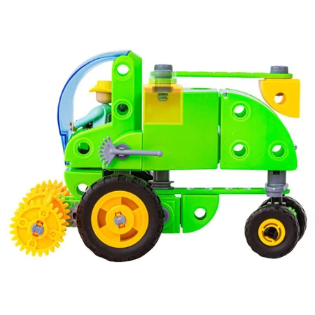 Klocki konstrukcyjne ZESTAW FARMERA 8w1, 153 elementy