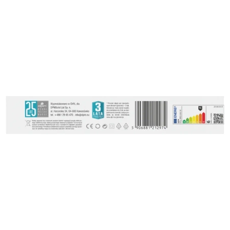 Reflektor szynowy magnetyczny liniowy 6W 480lm 4000K biały M-LINE