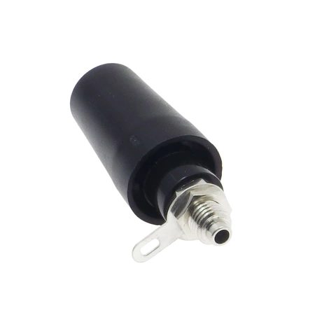 Gniazdo bezpieczne 4mm M6 36A czarne