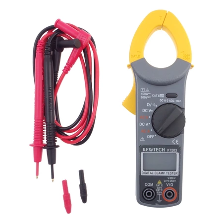 Miernik cęgowy 30mm, 0.01-400A AC/DC KewTech KT203 Kyoritsu