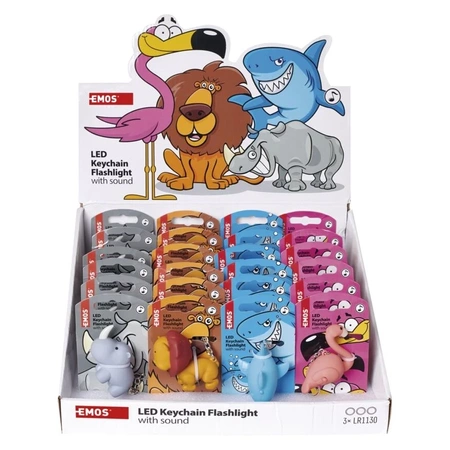 Brelok LED - zwierzątko egzotyczne