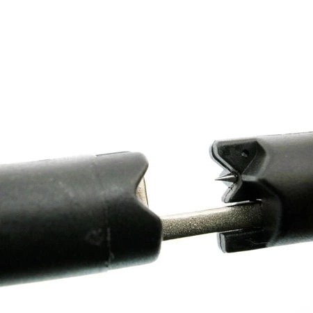 Chwytak igiełkowy 162mm z gniazdem 4mm, czarny