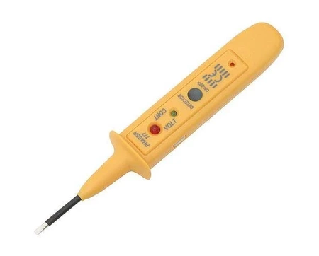Próbnik napięcia AC do 500 V, DC do 60 V, test ciągłości do 1 Mom, wykrywanie bezdotykowe NCV, Fazer 777