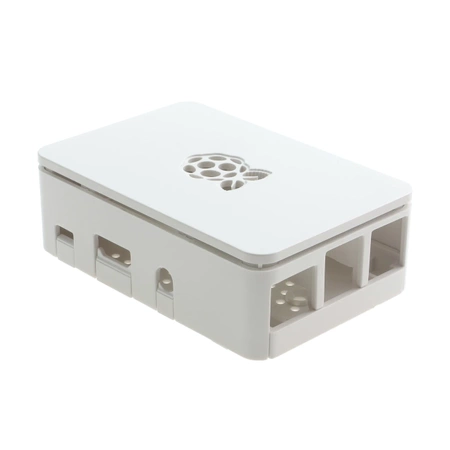 Obudowa do Raspberry Pi 2B/3B/3B+, biały ABS, 93.7 x 62.6 x 31.5mm