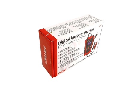 Prostownik AMiO cyfrowy 6V/12V - 2A/6A - DBC-02