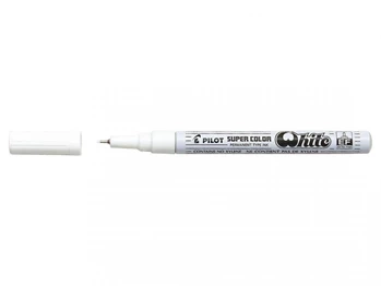 Pisak wodoodporny PILOT EF olejowy f0.5mm biały SC-W-EF