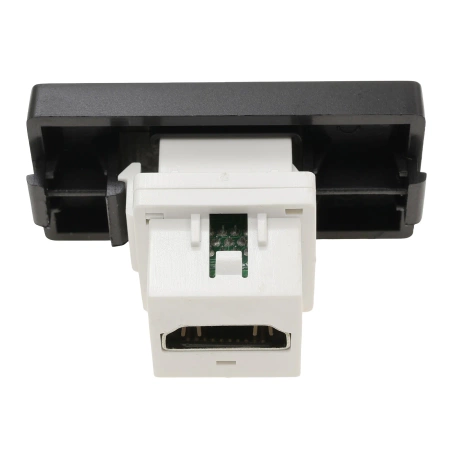 Moduł 1/2 - gniazdo HDMI - czarny - kompatybilny z ramkami Tawoia Glass