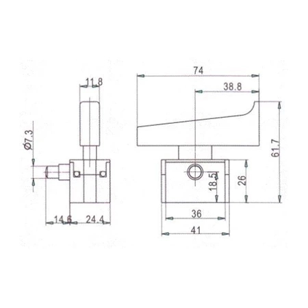 Wyłącznik do chińskich szlifierek kątowych SKC1