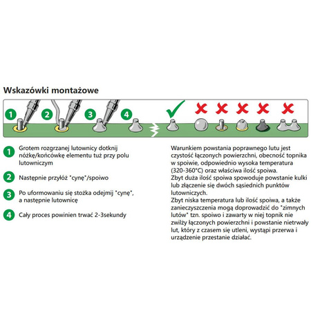 Kolorofon LED, AVTEDU644. Zestaw DIY do nauki lutowania