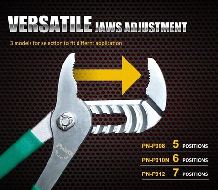 Klucz nastawny typu żabka 10" (254mm) Proskit PNP010N