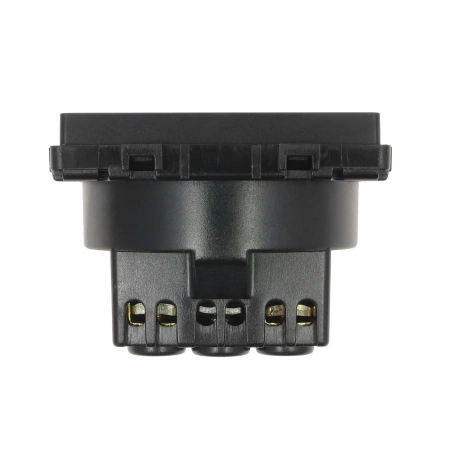 Moduł - gniazdo elektryczne Schuko - czarny - Tawoia Glass