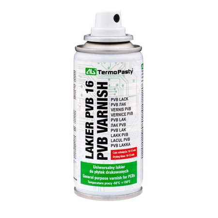 Lakier izolacyjny PVB 16 do płytek drukowanych - spray 100ml - AGTermoPasty AGT-232