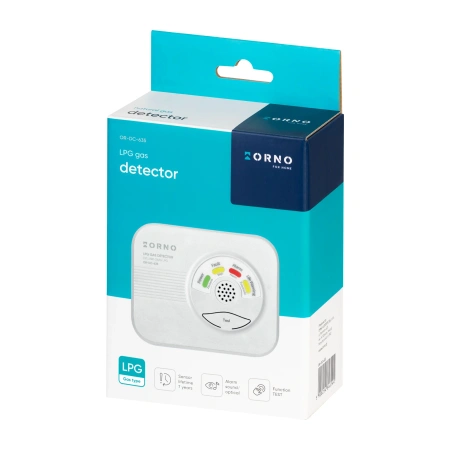 Czujnik gazu LPG, ORNO OR-DC-635