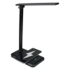 Lampka biurkowa LED z ładowarką indukcyjną DTLL50B DPM, 3,6 W, 142 lm, 6000 K, wyjście USB, czarna