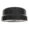Puszka natynkowa ceramiczna czarna 78x78x35mm Ceramic Classic Loft