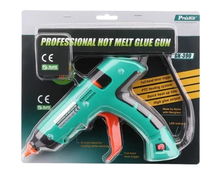 Pistolet do kleju na gorąco Proskit GK-390B, sztyfty 11mm, 80W
