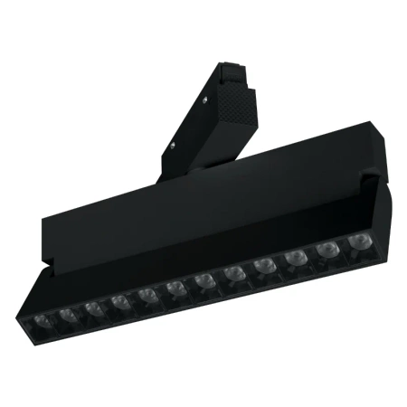 Reflektor szynowy magnetyczny liniowy regulowany 12W 960lm 4000K czarny M-LINE