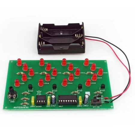 Zestaw 5 kitów DIY do nauki lutowania, AVT EDUBOX6