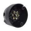 Gniazdo przyczepy 7pin, plastikowe, 12V, E1216