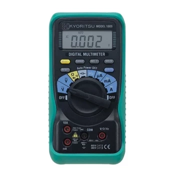 Multimetr cyfrowy 3999 wskazań z pomiarem częstotliwości do 10 MHz, prąd do 10 A, CAT III 300 V, Kyoritsu KEW1009