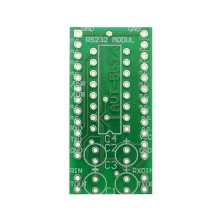 Moduł interfejsu RS232 MAX232 - PCB do projektu AVT 553/R232