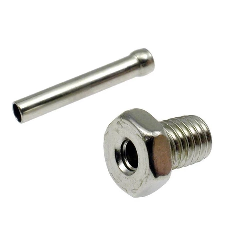 Osłona / gilza wkręcana M8 do czujników temperatury typu NTC, termopara oraz innych o fi max. 3mm