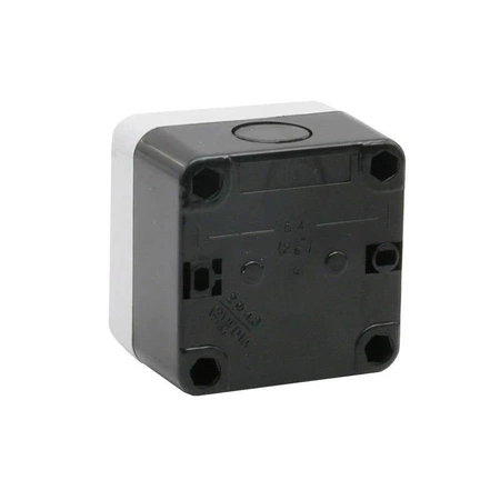 Przełącznik bezpieczeństwa przyciskowy w obudowie 68x68x50mm, ON-(OFF), 1 tor