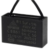 Kondensator rozruchowy do silnika 1.5uF 450VAC, przewody 20cm, 37x13.5x24mm