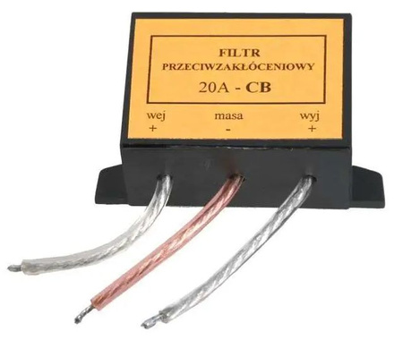Filtr przeciwzakłóceniowy 12V 20A