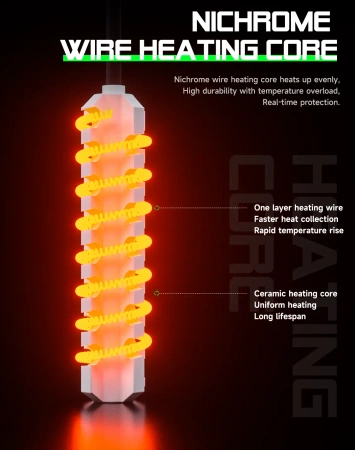 Opalarka hot air 958HT, 600 W, 100–550°C, cyfrowa, przenośna, Mechanic