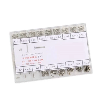 Zestaw 500szt śrubek M1.2 M1.4 M2 typ H