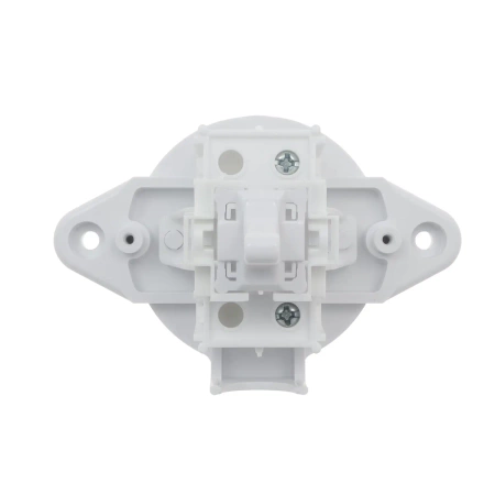 Włącznik dzwonkowy, montaż natynkowy, kolor biały, seria Retro PRL