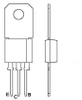 BF871 - tranzystor bipolarny NPN, 300 V, 50 mA, 1,8 W, TO-202