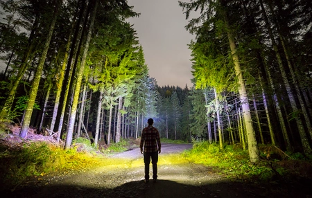 Latarka czołowa SuperFire HL07, USB, 320lm, 90m, IP67