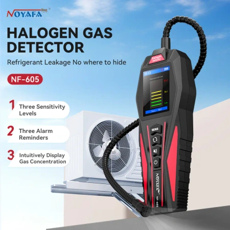 Detektor wycieków gazów halogenowych do HVAC i przemysłu Noyafa NF-605