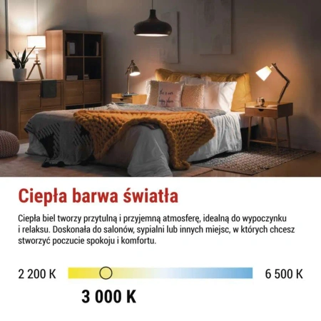 Żarówka LED G9 kapsułka JC, 4,2 W, odpowiednik 40 W, ciepła biel, 470 lm, EMOS ZAR-E-ZQ9E22