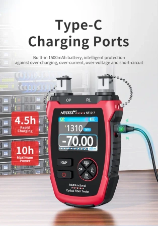 Wielofunkcyjny tester światłowodów, Noyafa NF-917