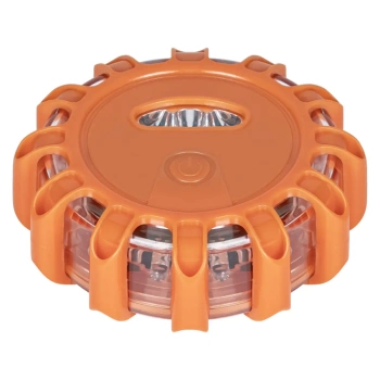 Flara ostrzegawcza LED samochodowa, 3 LED, światło pomarańczowe, magnes, ALR-LF0003