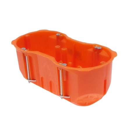 Puszka podtynkowa 60mm, głębokość 60mm, podwójna