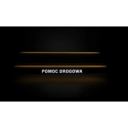 Belka ostrzegawcza LED na dach pojazdu, 127 cm, 60W, 48 LED, światło pomarańczowe, śruby, BLK0035