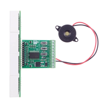 Licznik impulsów - zielony wyświetlacz LED 27mm - zlutowany KIT AVT 1750/2/G