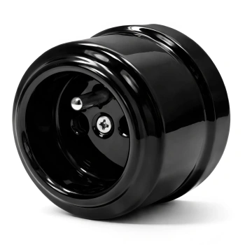 Natynkowe gniazdo pojedyncze ceramiczne czarne Ceramic Loft