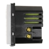 Ładowarka USB A + 2xC 65W GaN biała podtynkowa z ramką szklaną - TAWOIA Glass