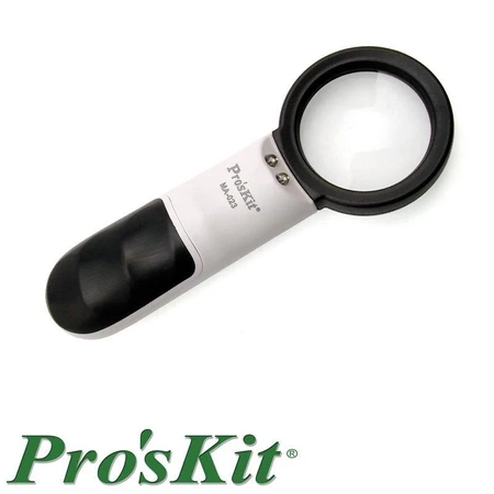 Lupa x3.5/x20 z podświetlaniem LED, MA-023 Proskit