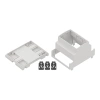 Obudowa modułowa na szynę DIN ZD1004J, 89,8 × 71,6 × 65,2 mm, ABS, szara, Kradex